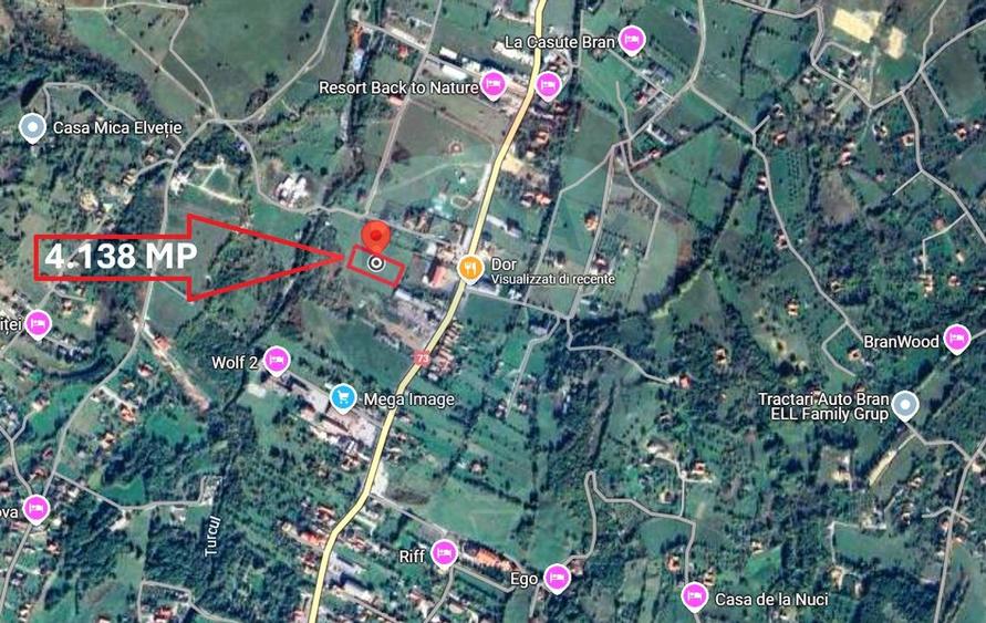 Comision 0% |Teren intravilan | 4.138 mp | Strada Branului | Zărnești - 1