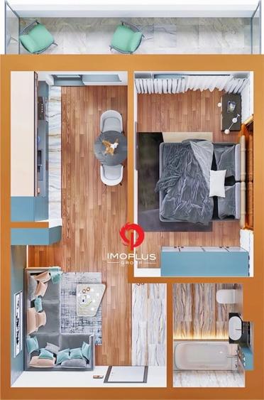 APARTAMENT 2 CAMERE  COPOU ULTIMELE DISPONIBILITATI  0% COMISION - 9