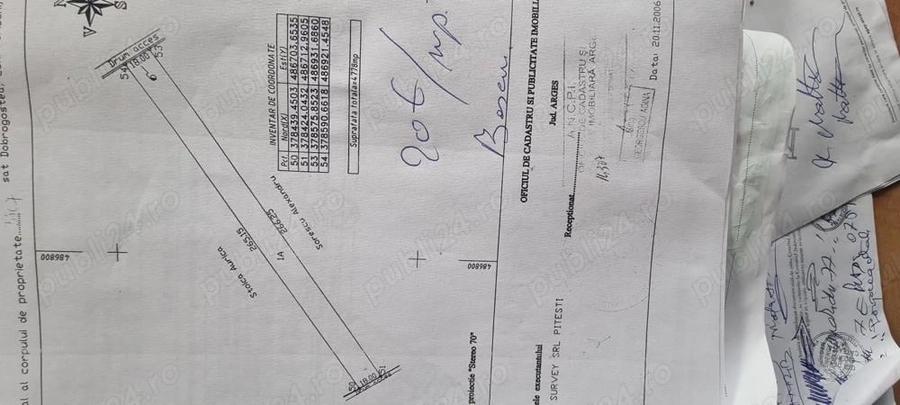 Vand teren in com. Bascov, vis a vis de hotel Star, extravilan 4778 mp - 2