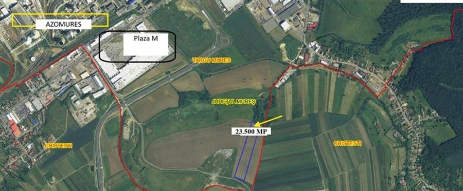 Teren de vanzare in Tg Mures23.500 mp - 1