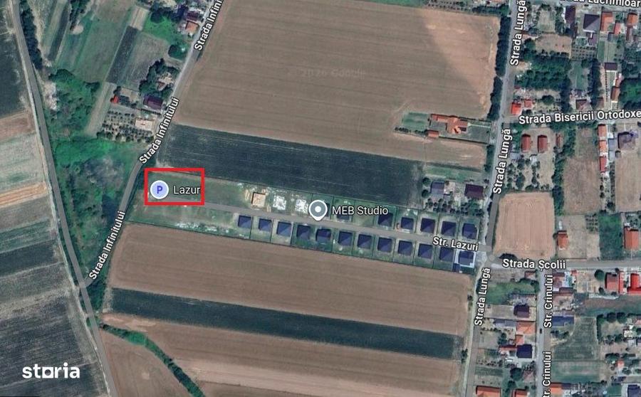 Teren intravilan , loc de casa 550 mp , Lazuri , Cartier Nou - 1