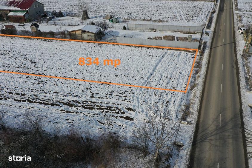 Teren 834 mp Sarata Dealul Nou stradal Itravilan Negociabil - 3