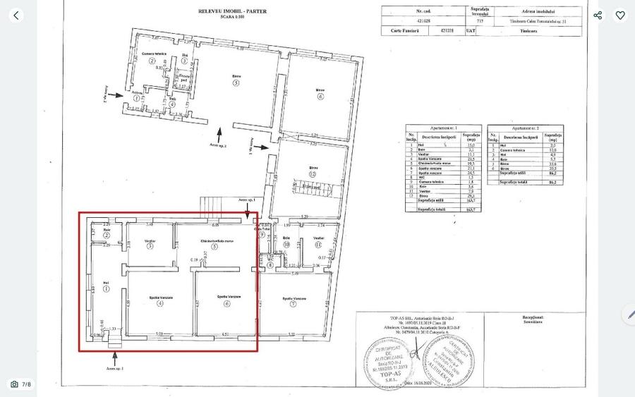 Apartament cu 4 camere semidecomandat în Bucovina
