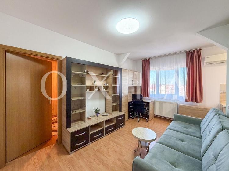Apartament cu 2 camere semidecomandat, mobilat în Șagului