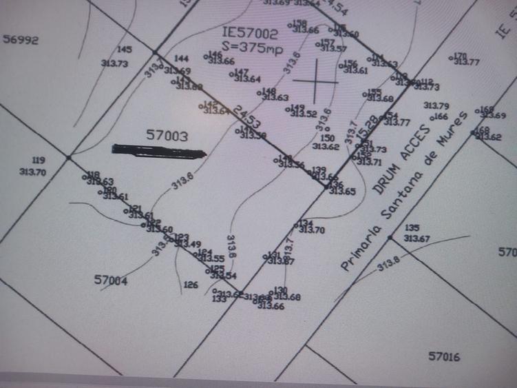 Teren Construcții intravilan de 375 mp, în Sântana de Mureș