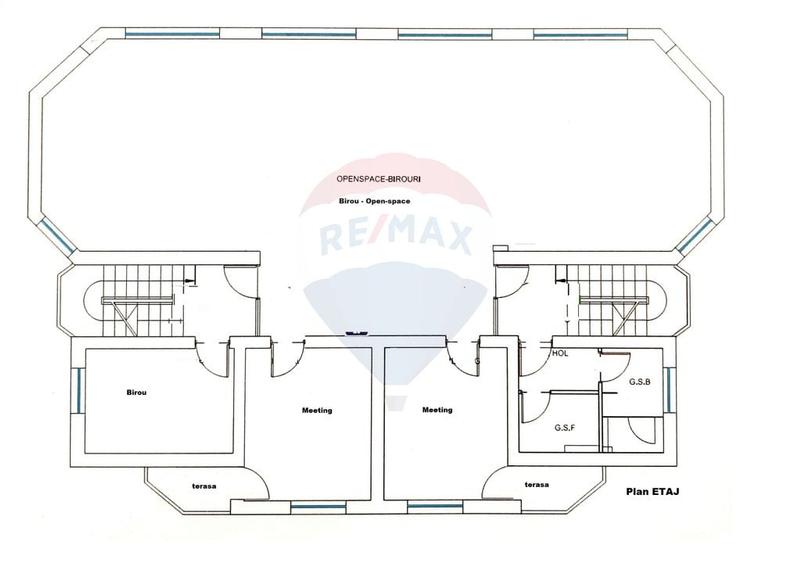 Spațiu de birouri de închiriat 140 mp Semicentral. Comision 0% - 9