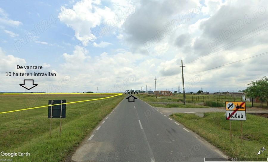 10 ha teren intravilan la sosea Nadab - 4