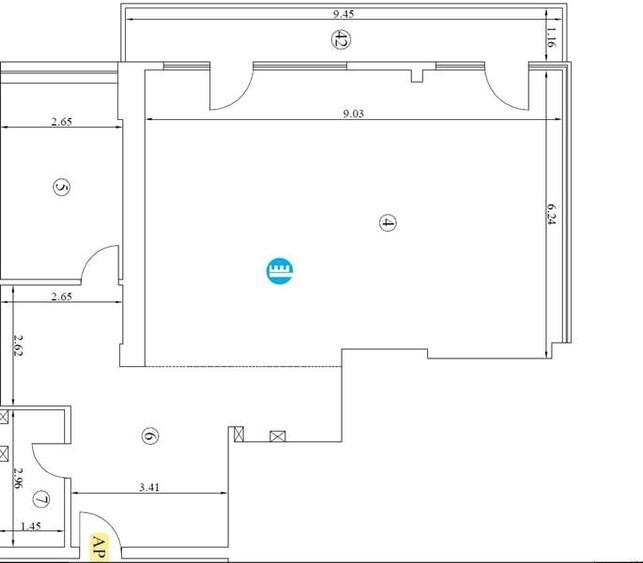 Spatiu birou, open space, de vanzare, zona  Centru - Mercur Merry - 9