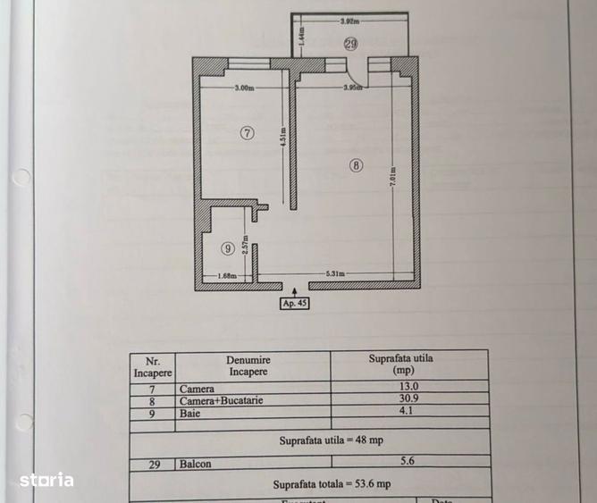 Apartament 2 camere, Navodari, Mamaia sat-strada D8 - 15