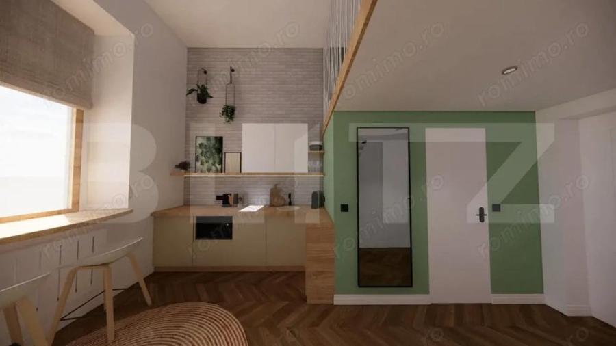 Apartament 1 camera, 27 mp, la casa, Ultracentral - 6