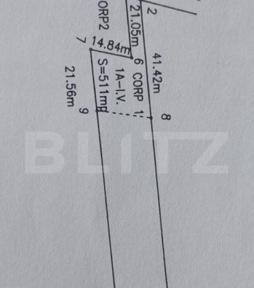 Teren intravilan, 811 mp, zona Jieni - 1