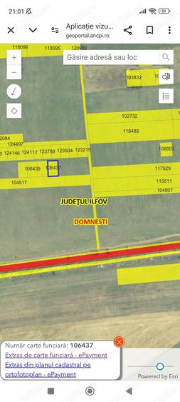 Teren Intravilan Domnesti, Ciocarliei - 1