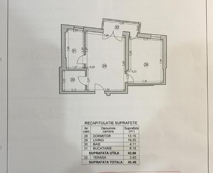 Apartament 2 camere NOU, 6 min Metrou Timpuri Noi, centrală proprie - 15