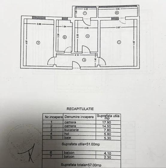 2 CAMERE DECOMANDAT ET.1 POPAS PACURARI, IASI - 6