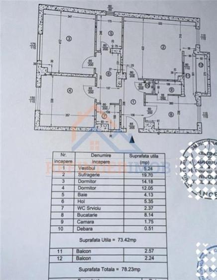 Vanzare apartament 3 camere zona Virtuti - Orsova, bloc 1989 reabilitat termic, - 6
