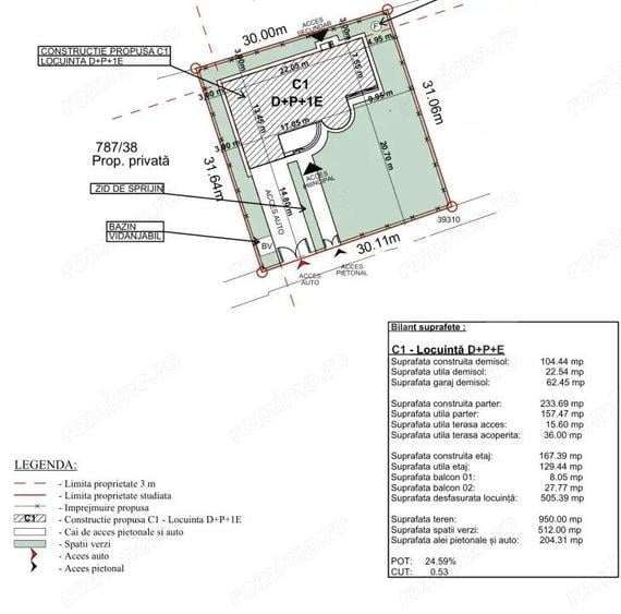 Vila in Voronet, 287mp utili, 950mp teren, Zona deosebita! - 14