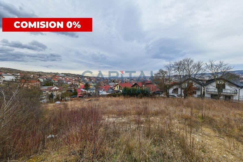 Teren constructii 3400mp, front 31 ml, zona excelenta, panorama, Dambul Rotund - 1