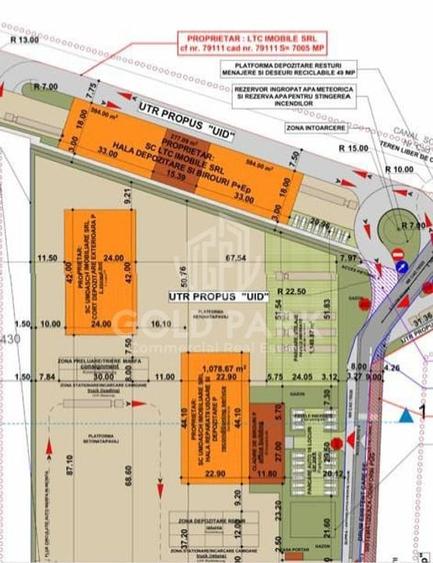 Teren Construcții intravilan de 7000 mp, în Exterior Vest