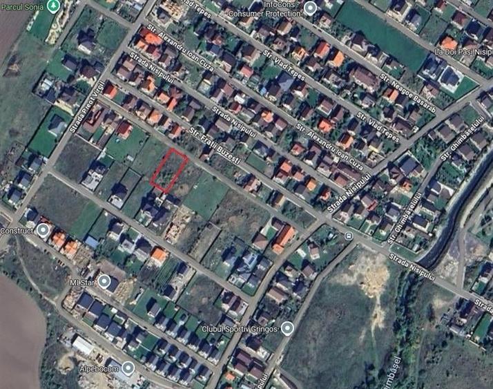 Teren Construcții intravilan de 1000 mp, în Cristian