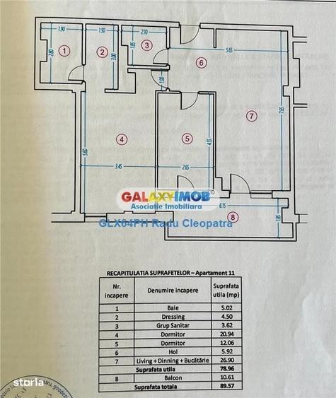 Vanzare apartament 3 camere, Ploiesti, zona Albert - 14