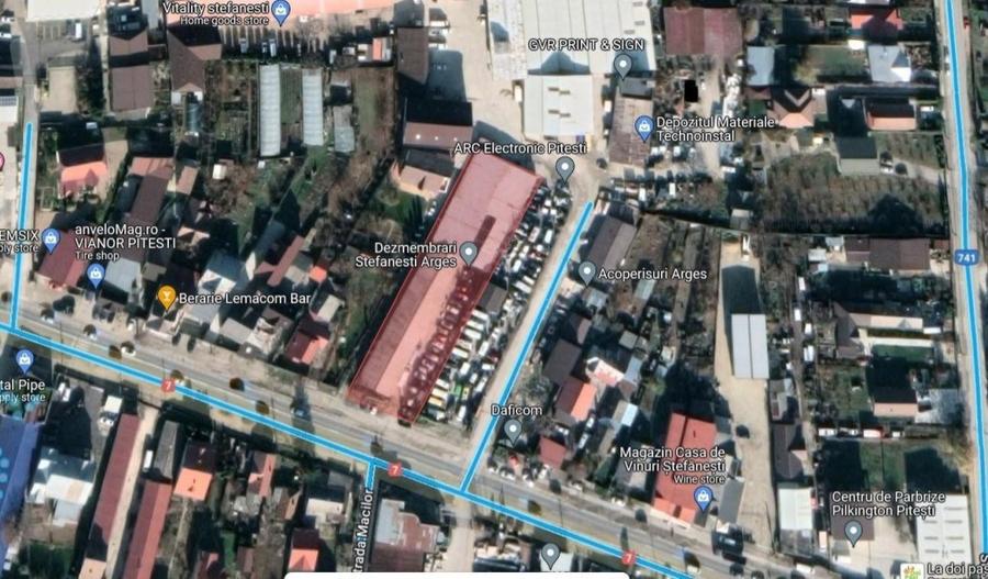 Spațiu comercial, de 1,087 mp, în Ștefănești
