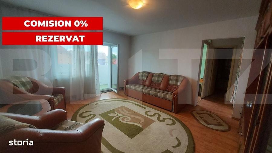 Apartament cu 3 camere semidecomandat în Central