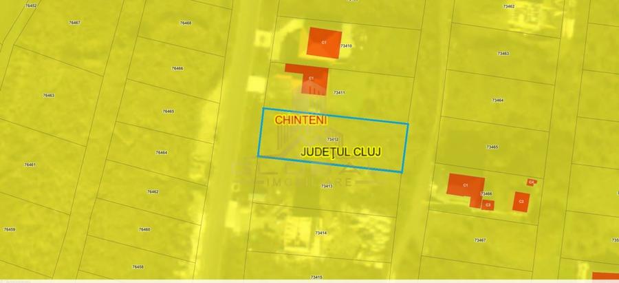 Teren Construcții intravilan de 997 mp, în Exterior Nord