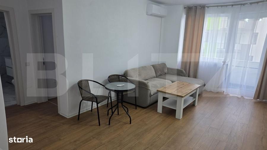 Apartament cu 3 camere, 65 mp, 2 bai si balcon, prima inchiriere, zona - 6