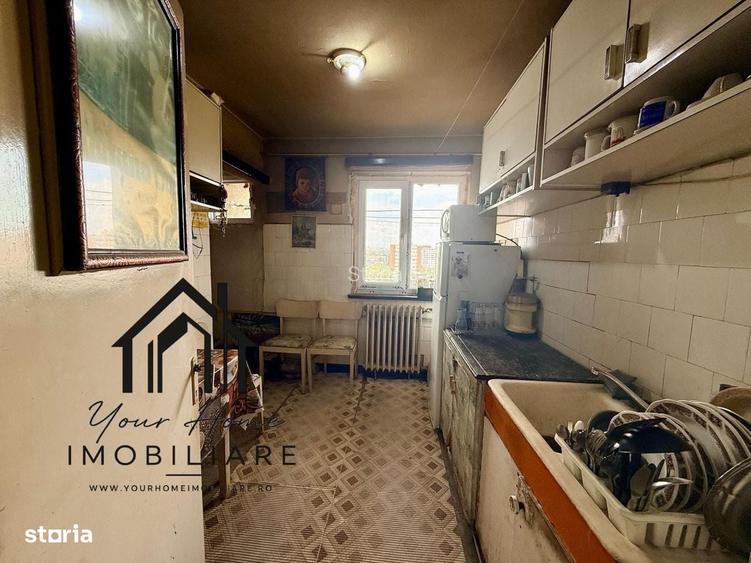 Apartament 3 camere semidecomandat, Et. 10/10 Craiovita Noua