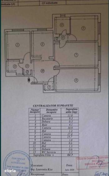 Apartament cu 4 camere în Militari