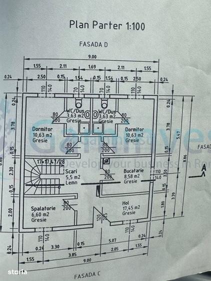 Casă cu 4 camere în Băile Felix