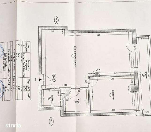 Apartament cu 2 camere în Băneasa