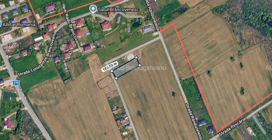 0%Comision! Vânzare Teren intravilan 1.581 mp | Bălteni–Periș