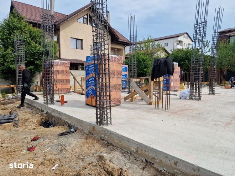 Super locatie, padure Rosu, vila in constructie 290 mp , teren 580 mp, - 2