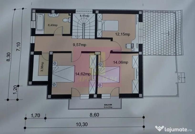 Vila cu 4 camere de vanzare in Brebu - Brebu (Prahova) - 16