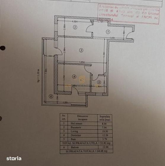Apartament cu 2 camere decomandat în Metalurgiei