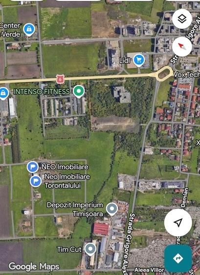 Teren Construcții intravilan de 3400 mp, în Torontalului