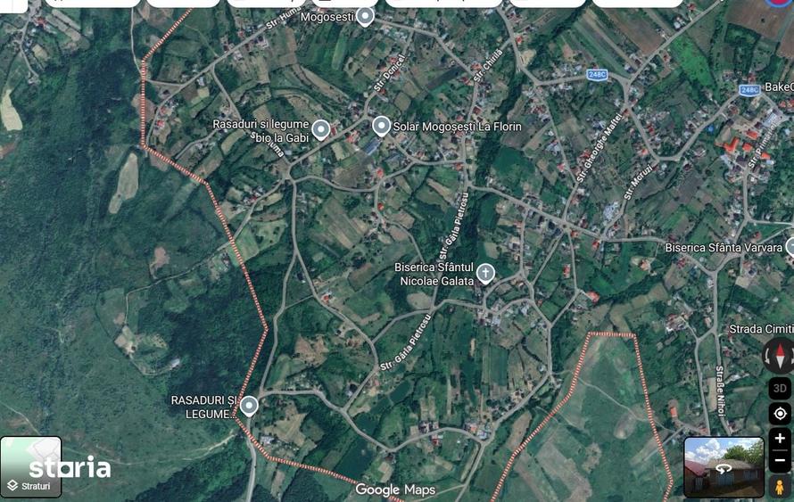 Teren de 4000 mp, în Mogoșești