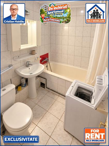 Apartament cu 2 camere semidecomandat în Tineretului