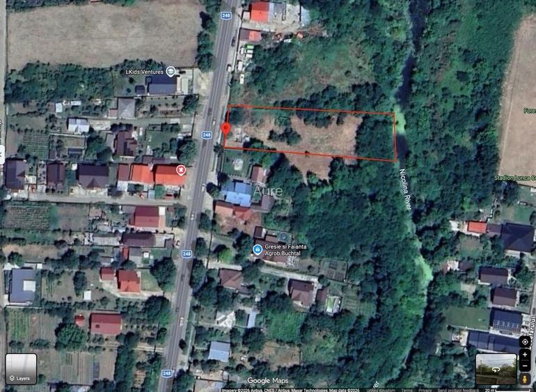 Teren Intravilan 2.099 mp la Soseaua Principala (DJ 248) Lunca Cetatuii / Ciurea