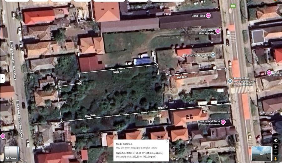 Teren de 3196 mp, în Central
