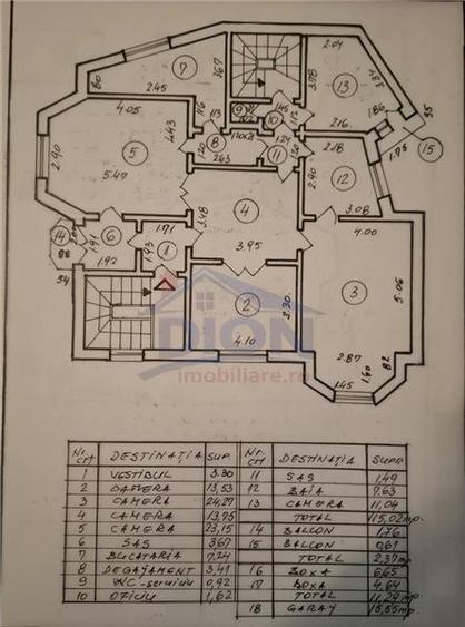 Apartament cu 5 camere circular în Cotroceni