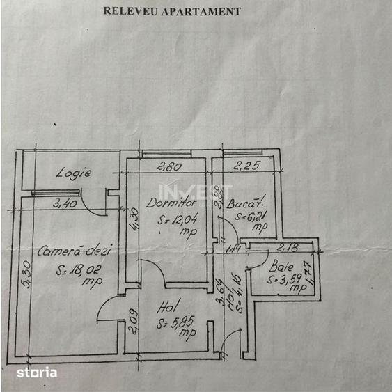 Apartament cu 2 camere decomandat în Alexandru cel Bun