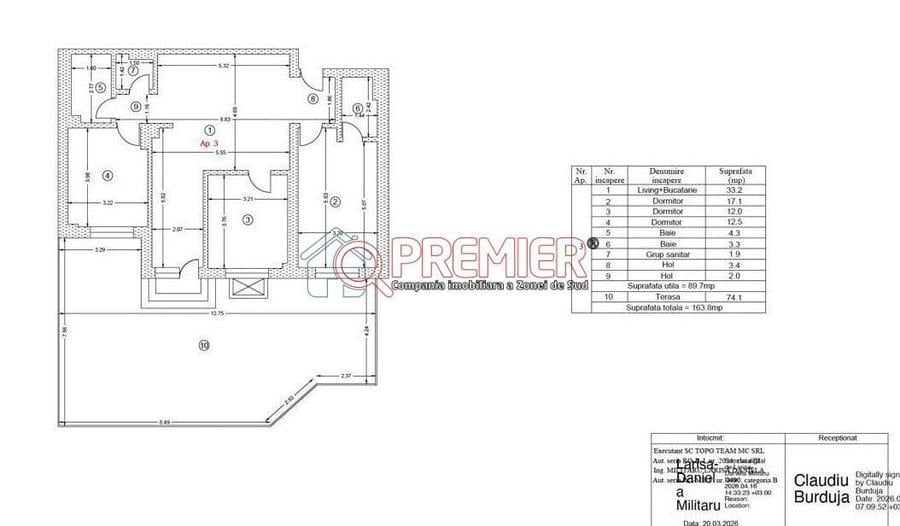 4 camere premium si curte 74mp - Metrou Berceni - 7