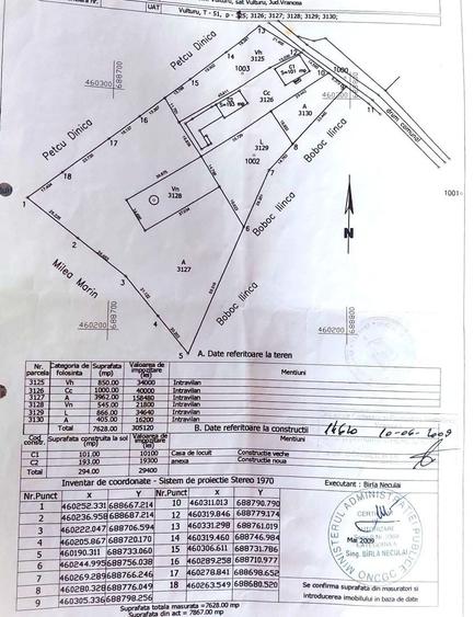 Teren Construcții intravilan de 7800 mp, în Vulturu