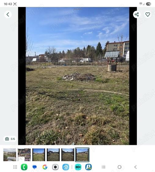 Teren de 2300 mp, în Nord