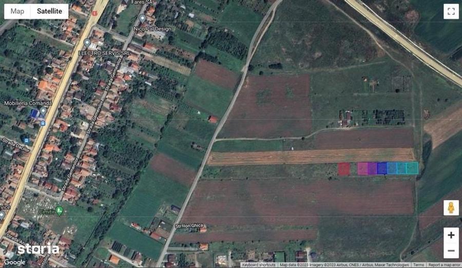 Teren de 3600 mp, în Central