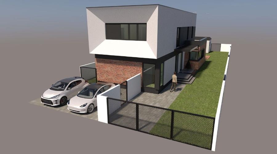 Casă individuală cu 5 camere cu Piscina în Moșnița Nouă