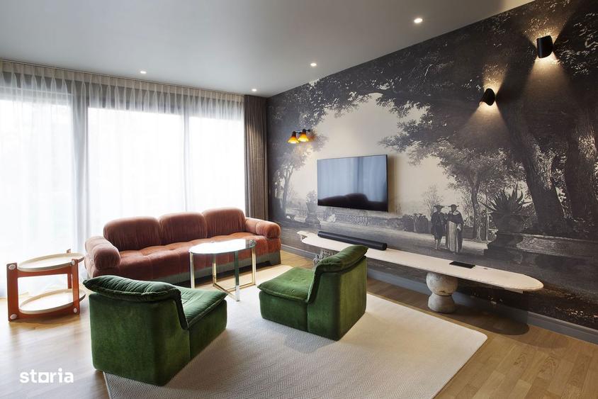 Apartament cu 3 camere, mobilat în Primăverii