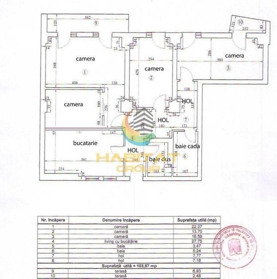 Apartament cu 4 camere decomandat, mobilat în Decebal